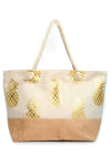 Gold Pineapple Tote