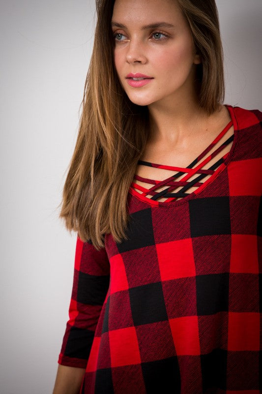 Buffalo Plaid Tunic