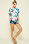Floral Knit Tee