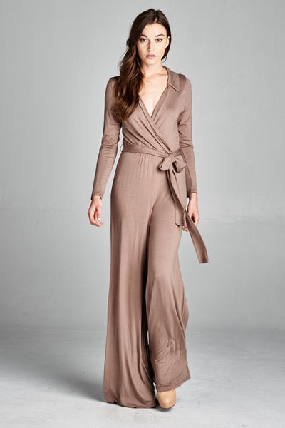 Solid Stretch Jumpsuit