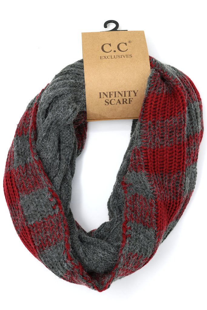 Buffalo Check Print CC Scarves