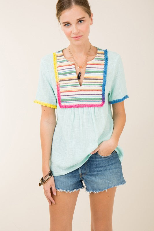 Fiesta Linen Tunic