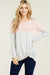 Blush Striped Twist Top