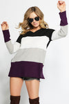 Colorblock Thermal Knit Top