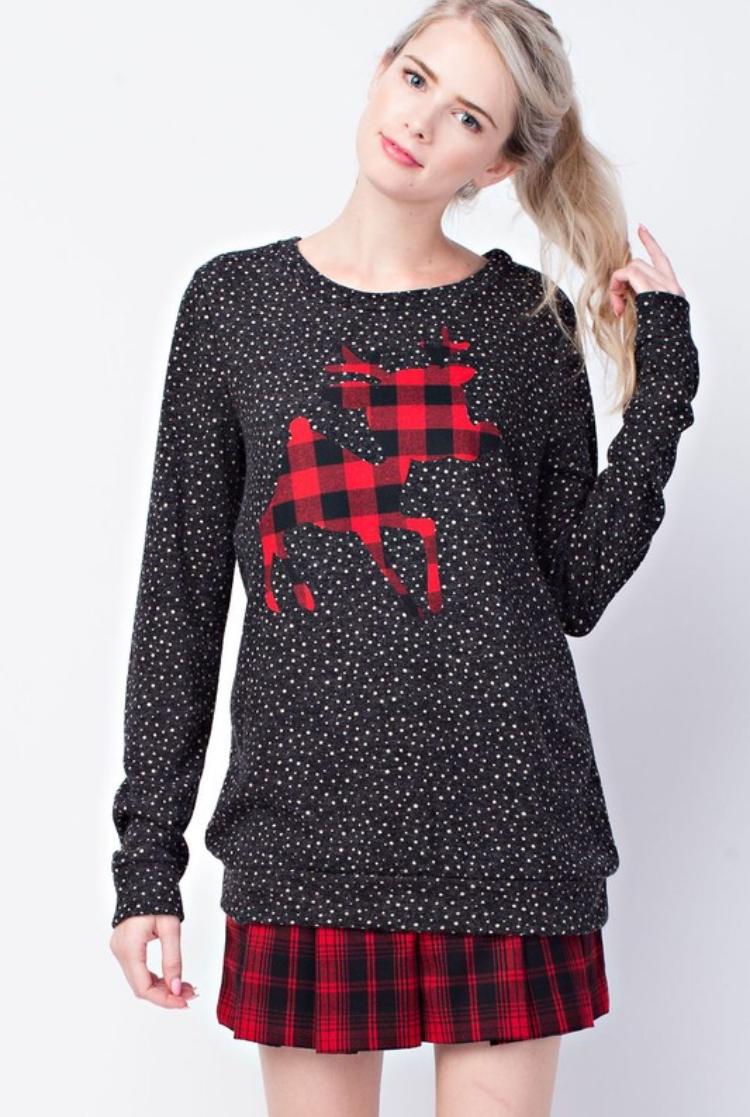 Festive Reindeer Sweater