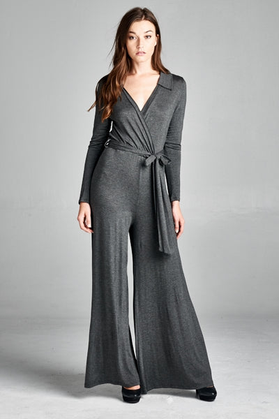 Solid Stretch Jumpsuit