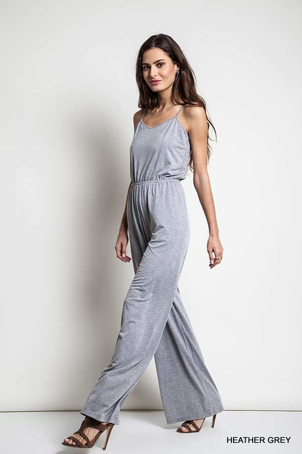Sleeveless Wide Leg Jumper