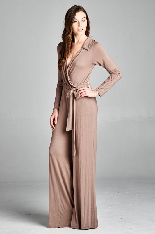 Solid Stretch Jumpsuit