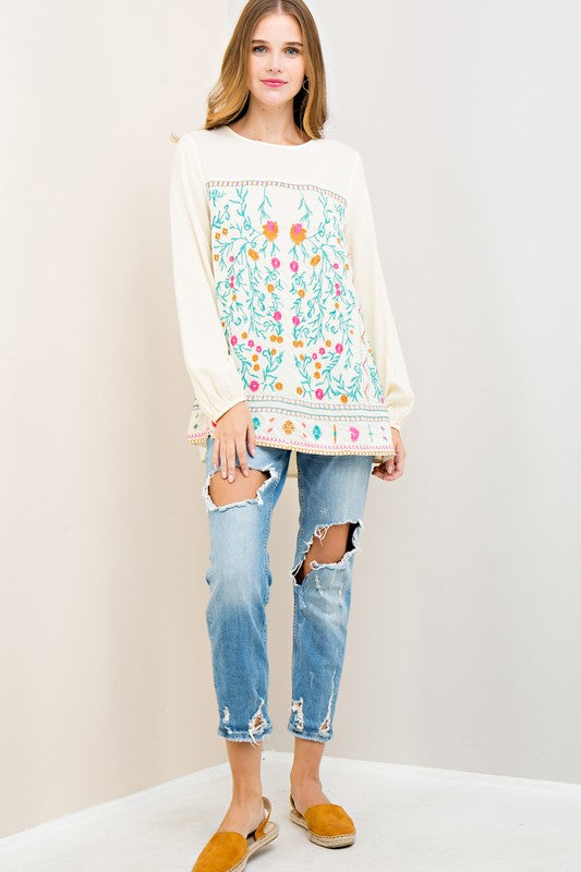 Embroidered Dreamy Top