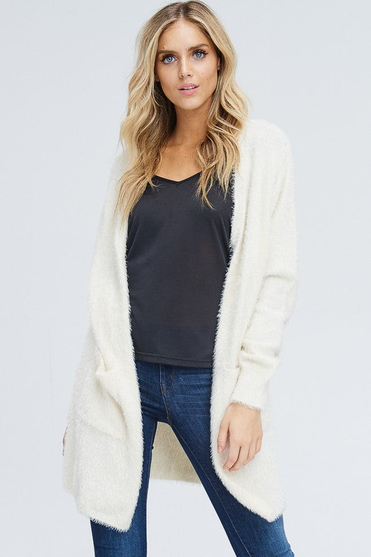 Fuzzy Cardigan